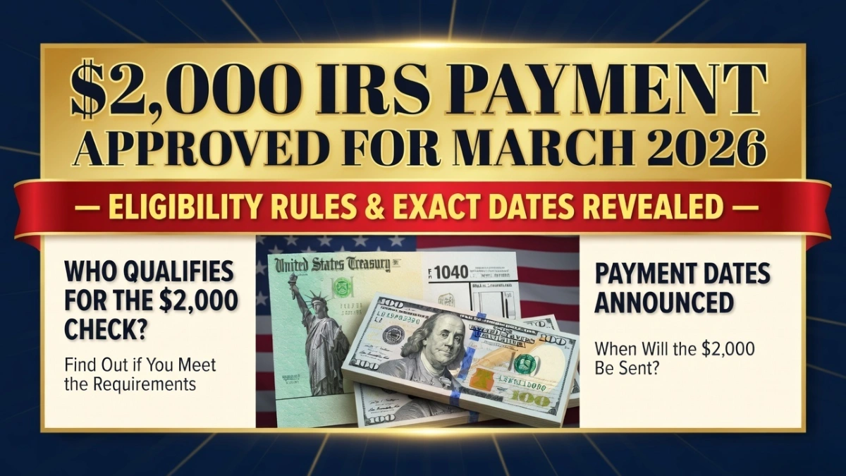 March 2026 IRS direct deposit